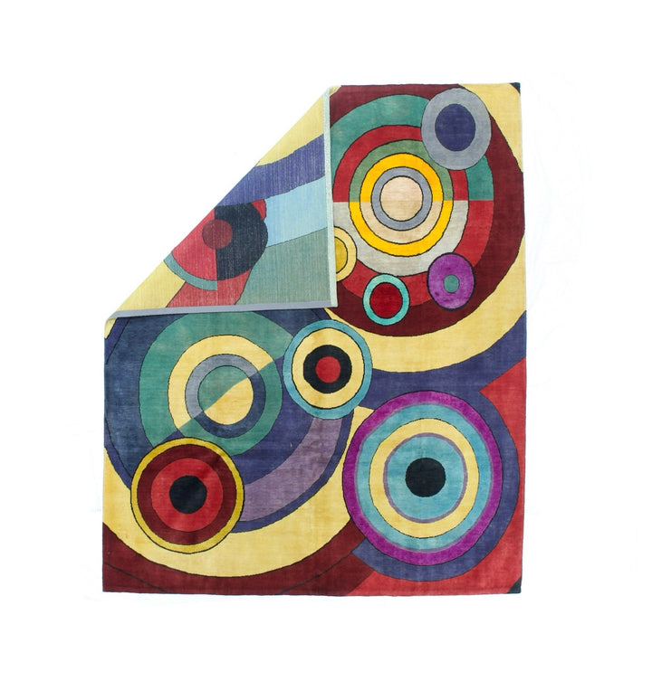 Fine Mid Century Sonia Delaunay Design 6’8" x 8’2”