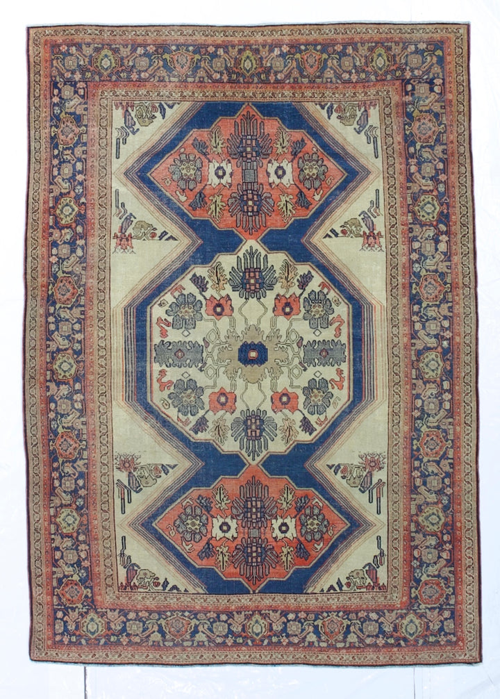 Fine Antique Persian Senneh 4’5" x 6’3"