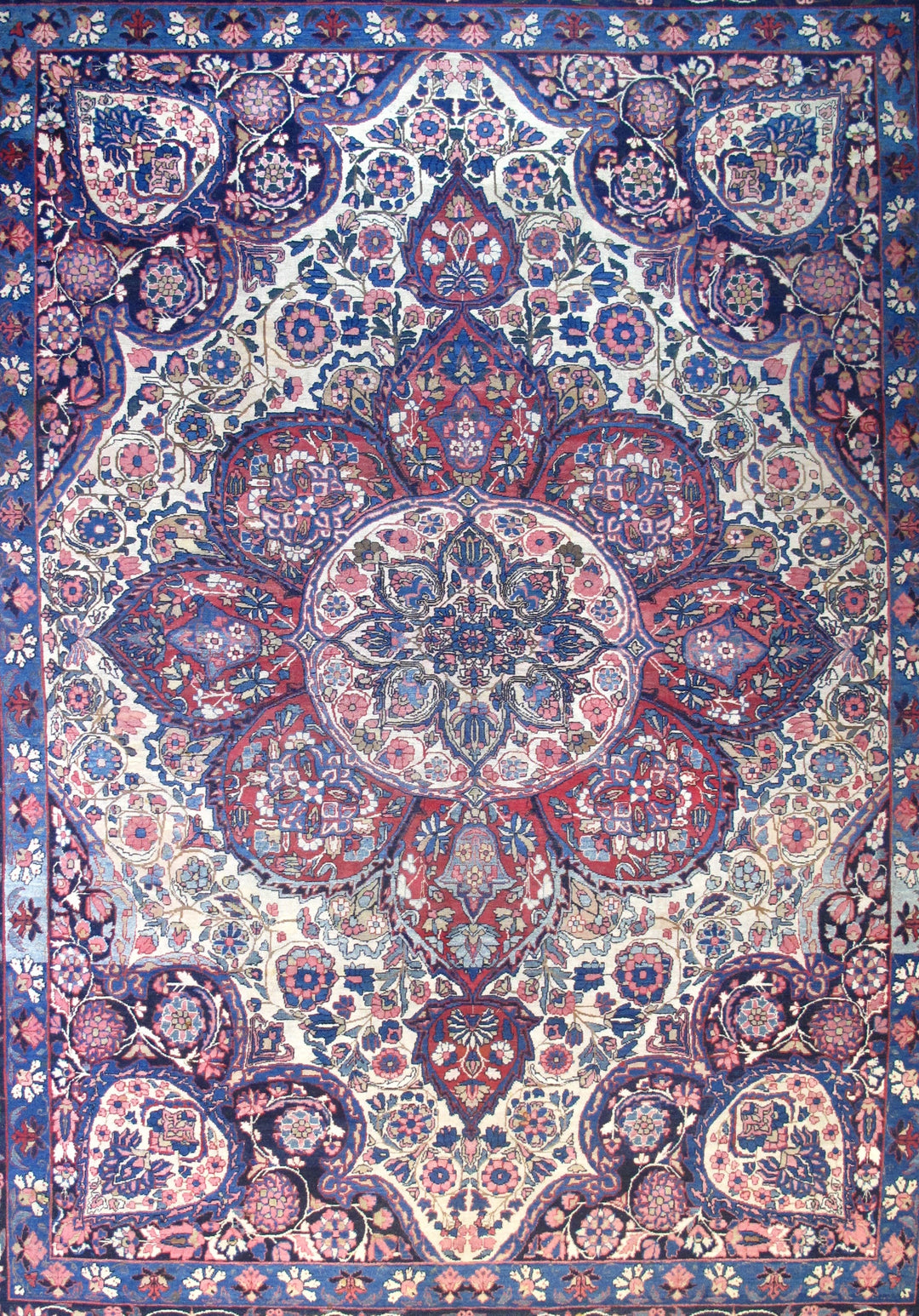 Antique Yazd Rug 9'6'' x 12'10''