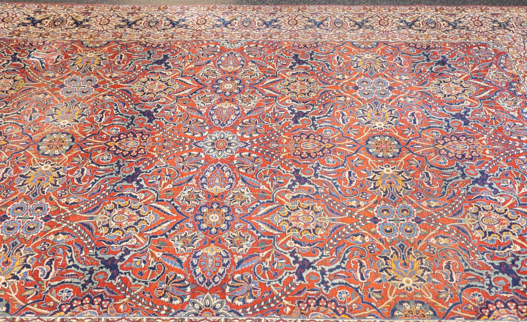 Antique Persian Isfahan Rug 9'0" x 12'0"