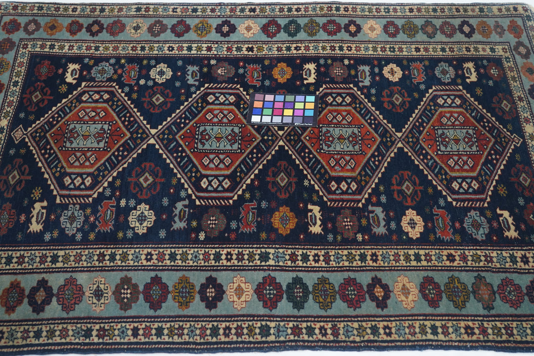 Antique Caucasian Shirvan Rug 3’3" x 4’5"