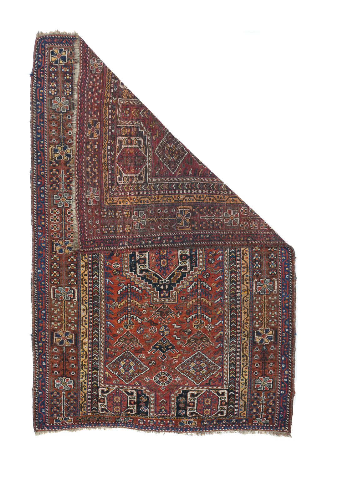 Antique Persian Qashqai Rug 4'9'' x 7'5''