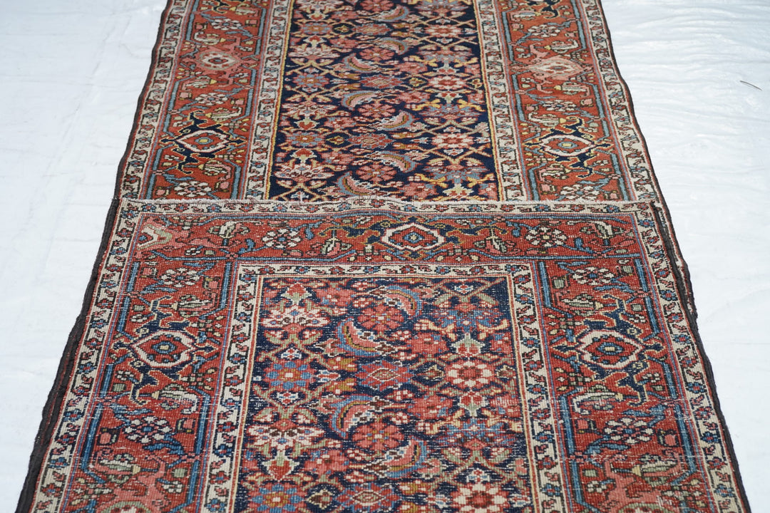 Antique Heriz Rug 3'6'' x 15'3''