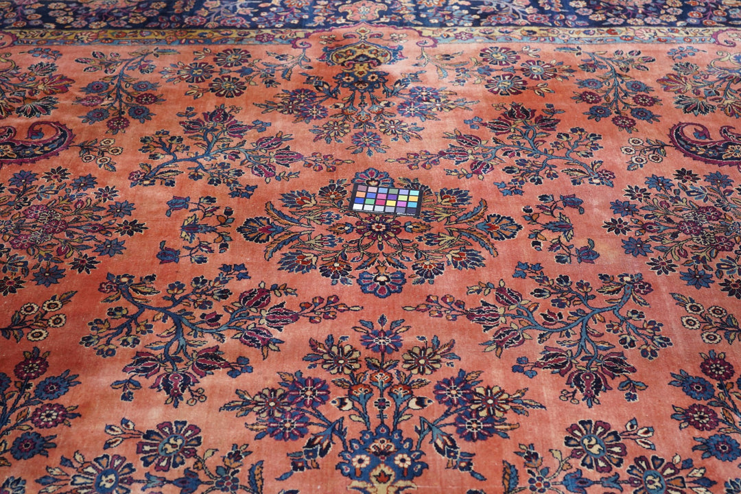 Antique Persian Kashan Rug 8'1" x 10'