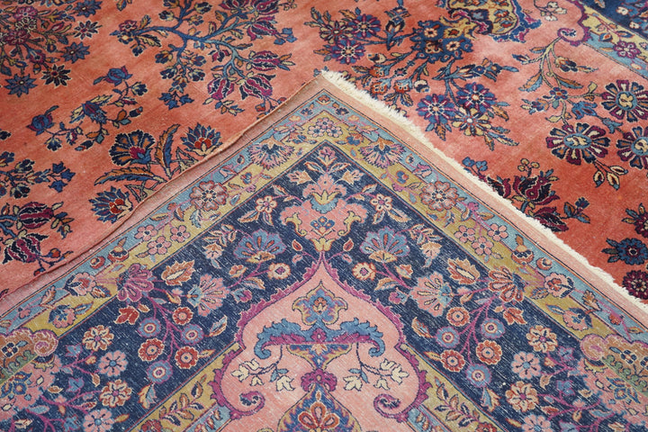 Antique Persian Kashan Rug 8'1" x 10'