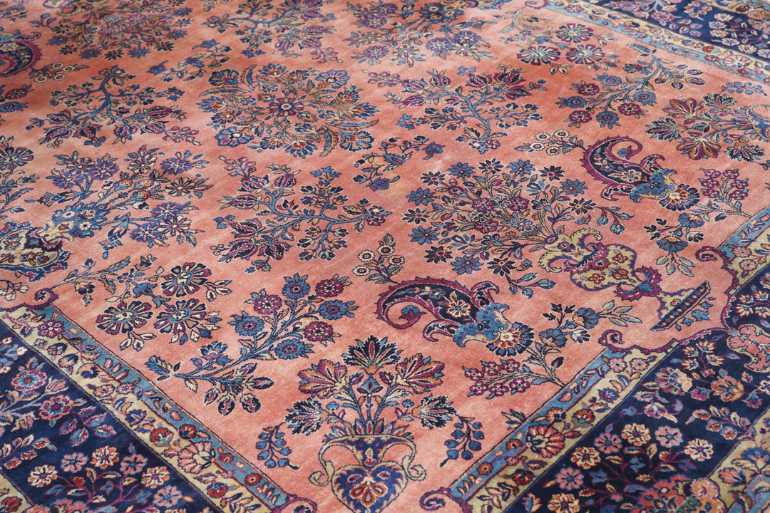 Antique Persian Kashan Rug 8'1" x 10'