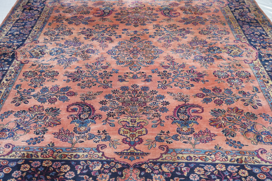 Antique Persian Kashan Rug 8'1" x 10'