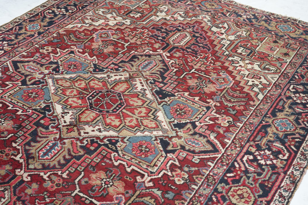 Vintage Heriz Rug 6'7'' x 9'0''