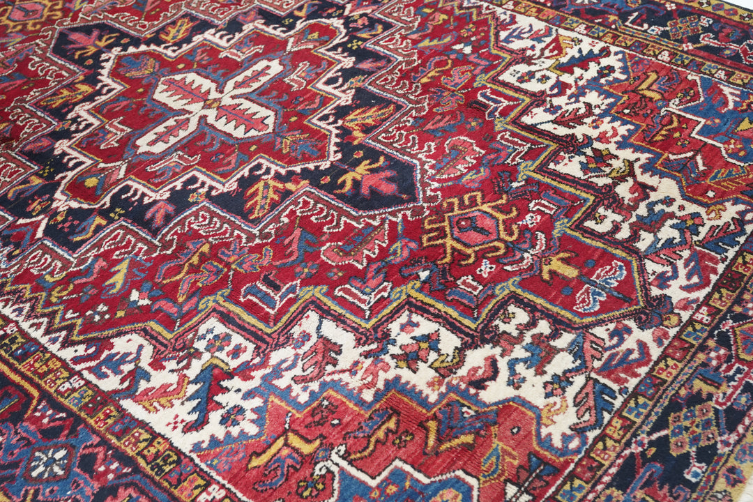 Antique Heriz Rug 6'8'' x 9'4''