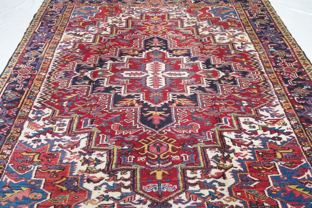 Antique Heriz Rug 6'8'' x 9'4''