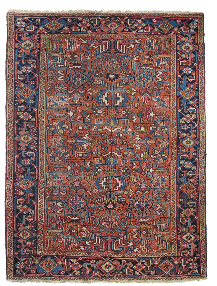 Vintage Persian Heriz Rug 6'0'' x 8'5''