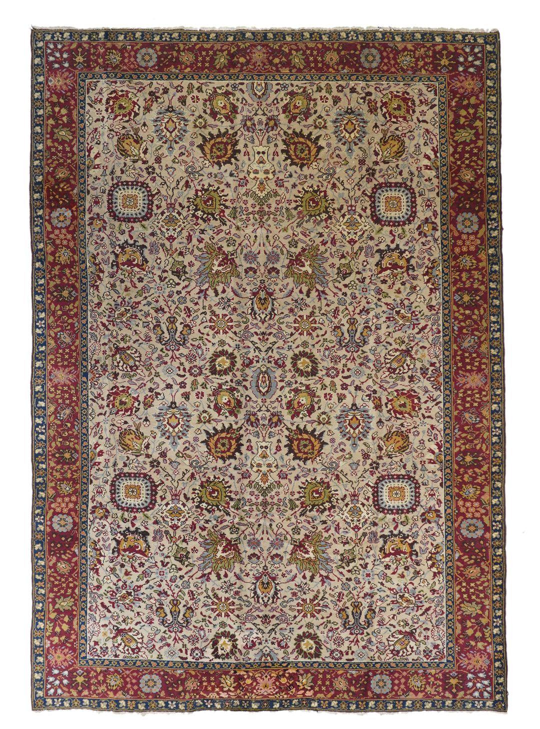 Vintage Turkish Wool Rug 6’3" x 9’3"