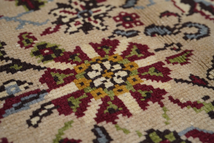 Vintage Turkish Wool Rug 6’3" x 9’3"