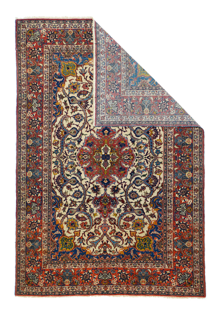 Vintage Isfahan Rug 4'10'' x 7'2''