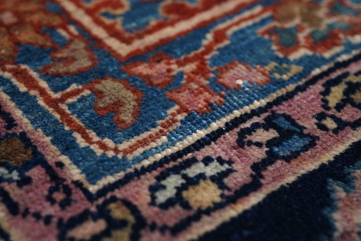 Antique Persian Mohajeran Sarouk Rug 7'1" x 11’1”