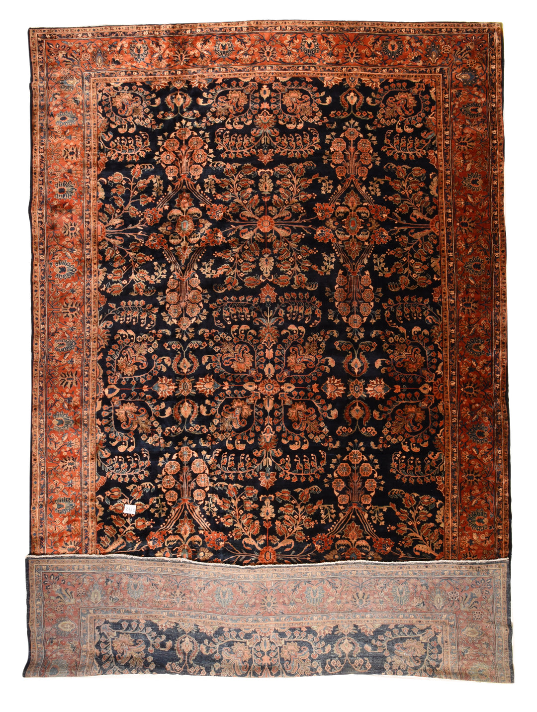 Antique Persian Mohajeran Sarouk Rug 13'0" x 21’10”