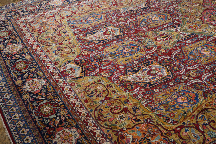 Vintage Persian Sarouk Rug 11’10” x 17’6”