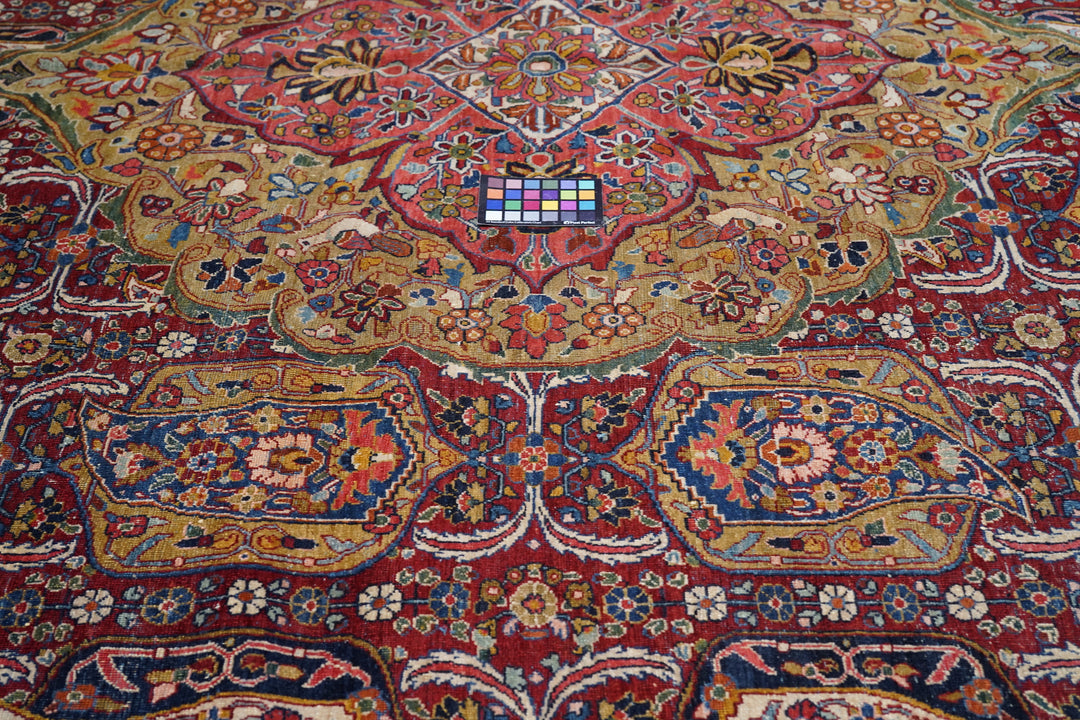 Vintage Persian Sarouk Rug 11’10” x 17’6”