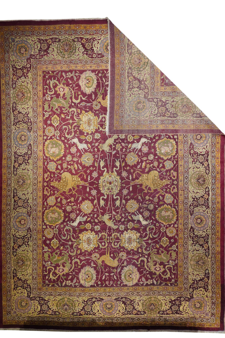 Antique Agra Rug 12'0'' x 16'6''