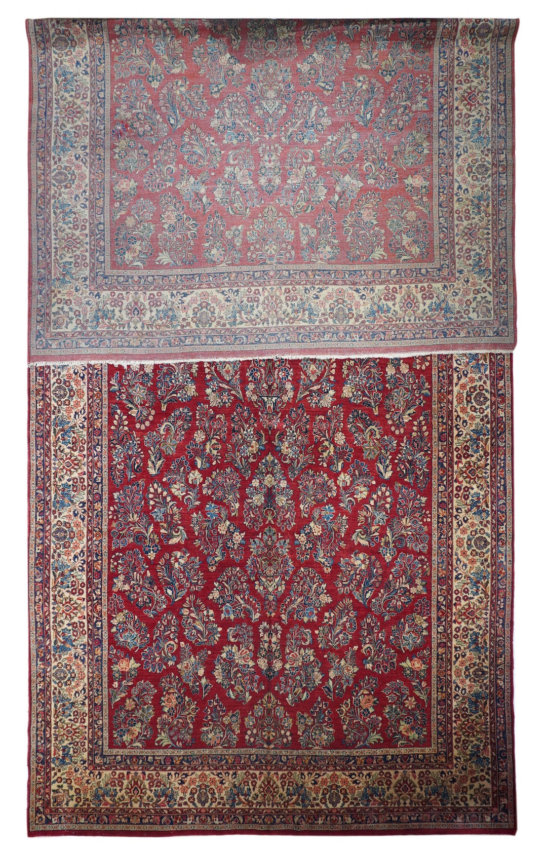 Vintage Persian Sarouk Area Rug 10'0'' x 23'5''