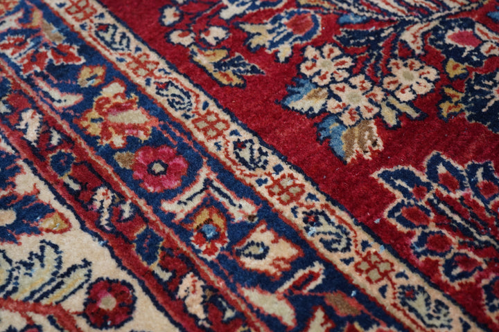 Vintage Persian Sarouk Area Rug 10'0'' x 23'5''