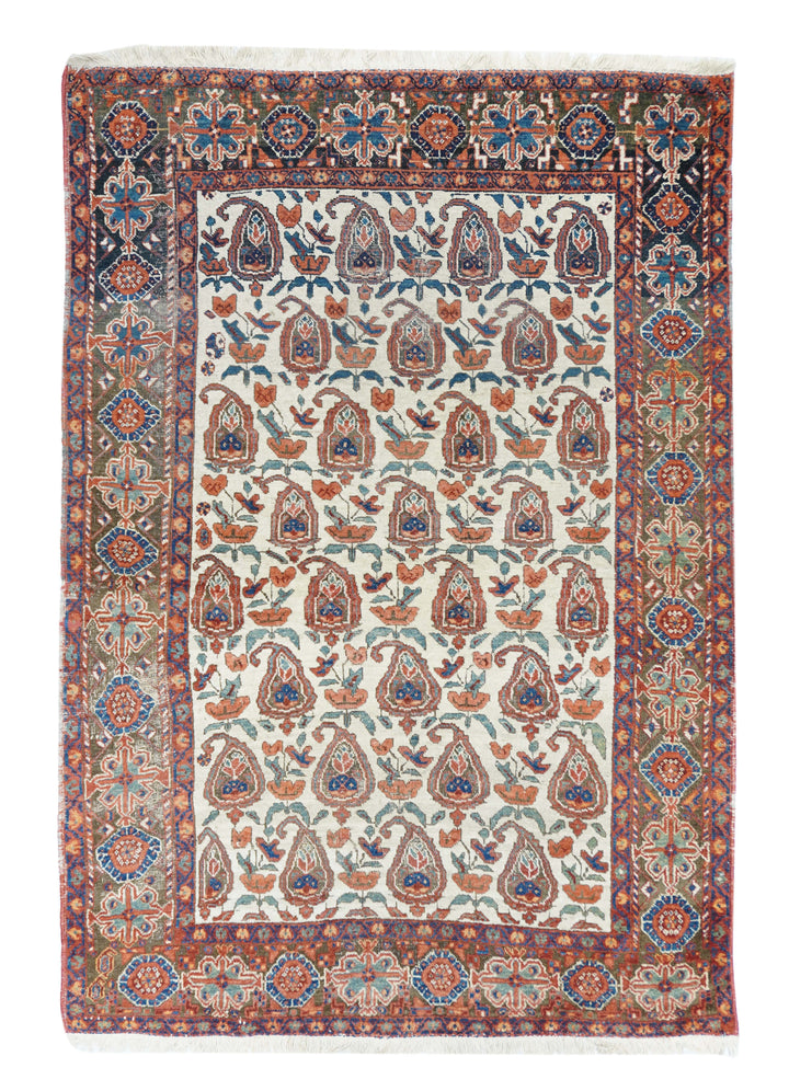 Antique Afshar Rug 4'4'' x 6'1''