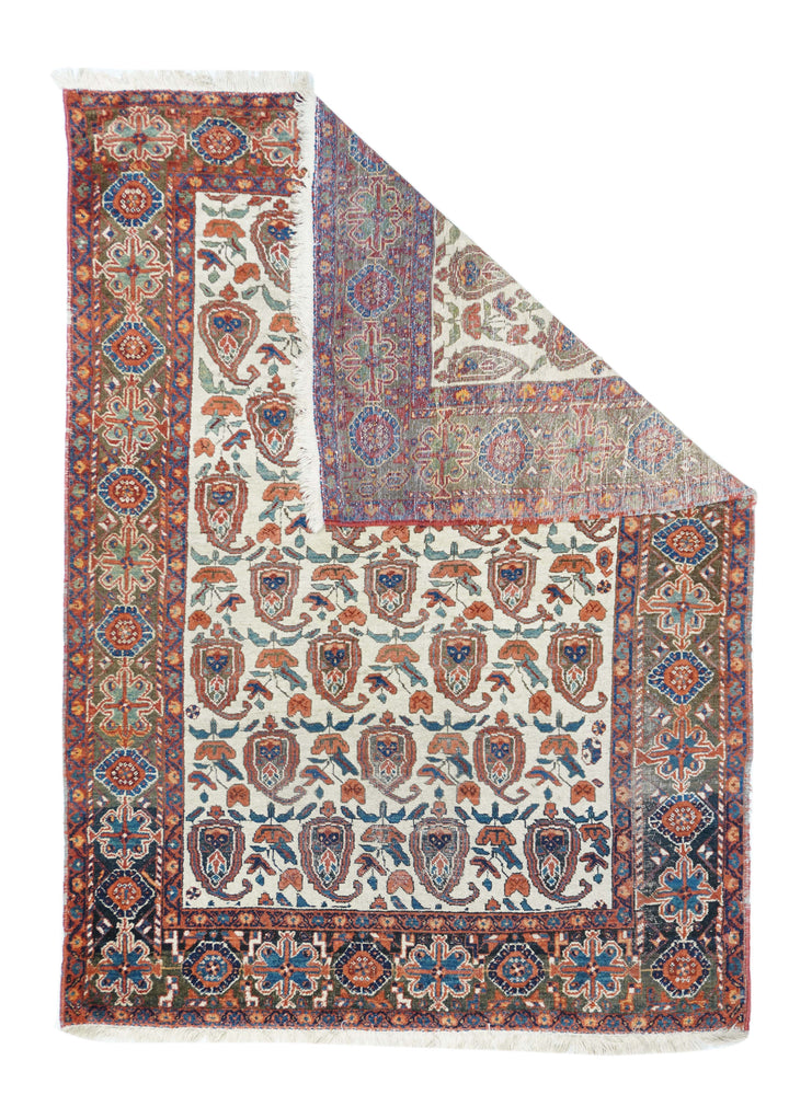 Antique Afshar Rug 4'4'' x 6'1''