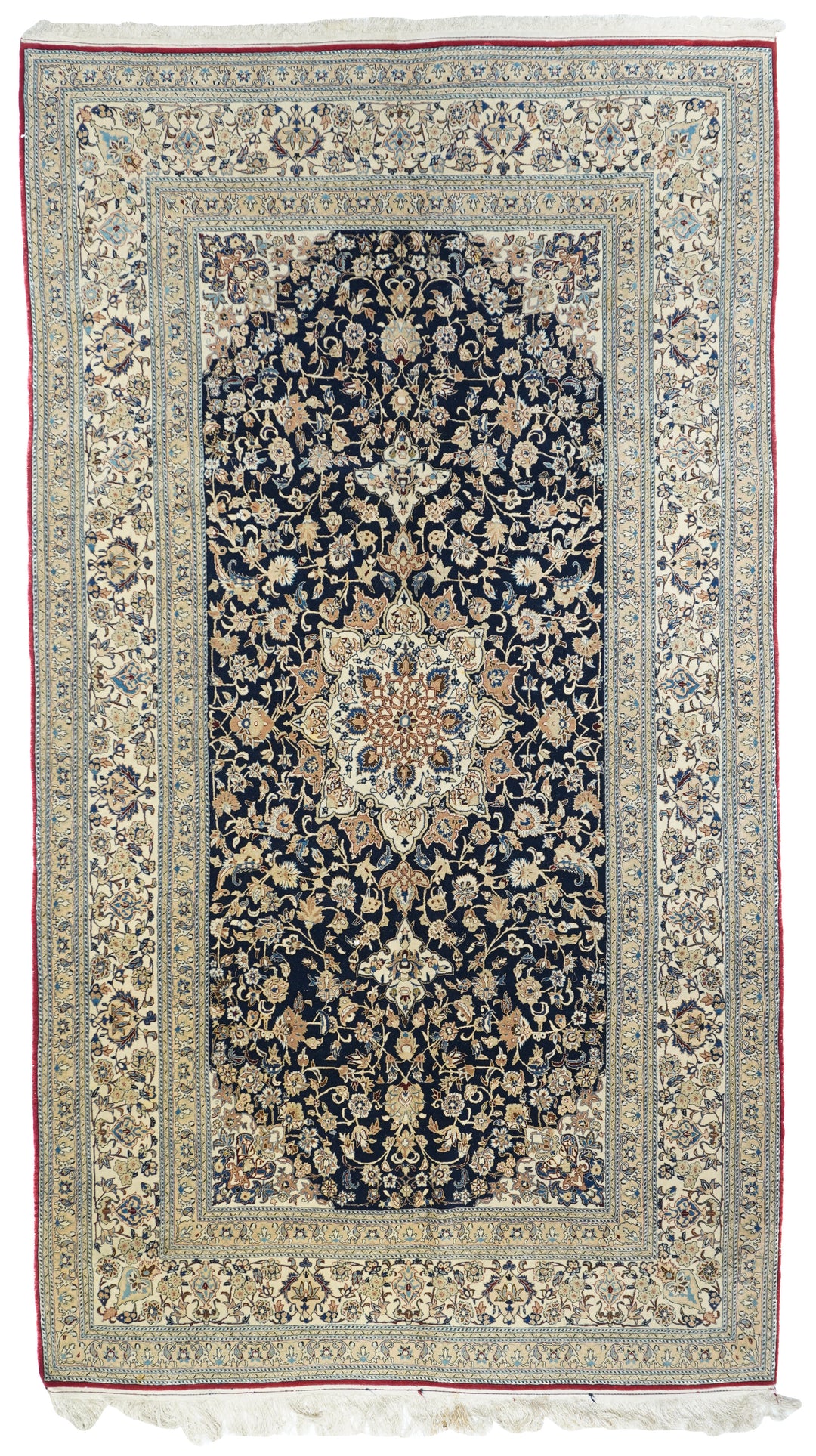 Extremely Fine Persian Habibian Wool and Silk Rug 5'4'' x 9'6''