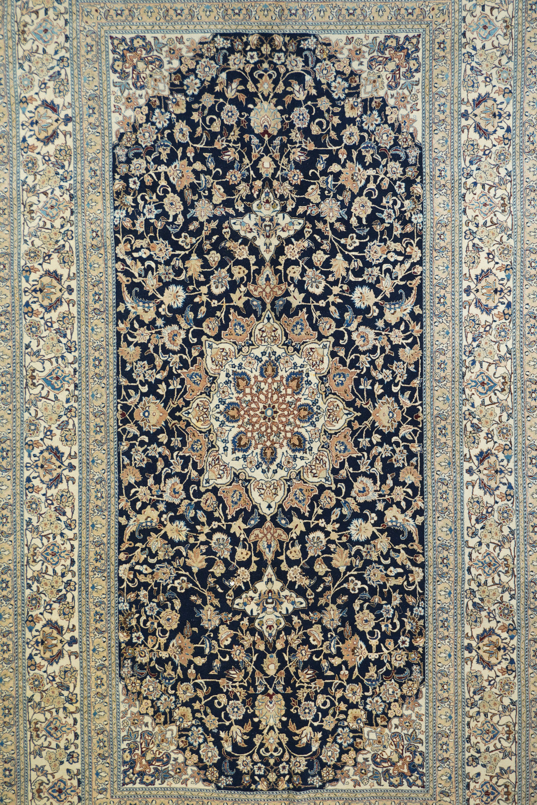 Extremely Fine Persian Habibian Wool and Silk Rug 5'4'' x 9'6''