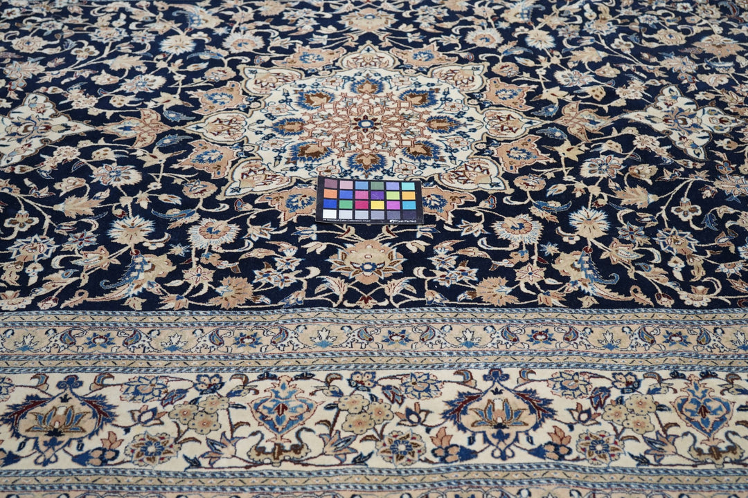 Extremely Fine Persian Habibian Wool and Silk (One of Pair) Rug 5'4'' x 9'6''