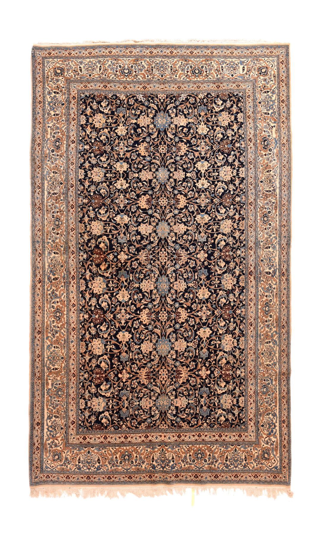 Extremely Fine Persian Habibian Wool and Silk Rug 5'5'' x 9'0''