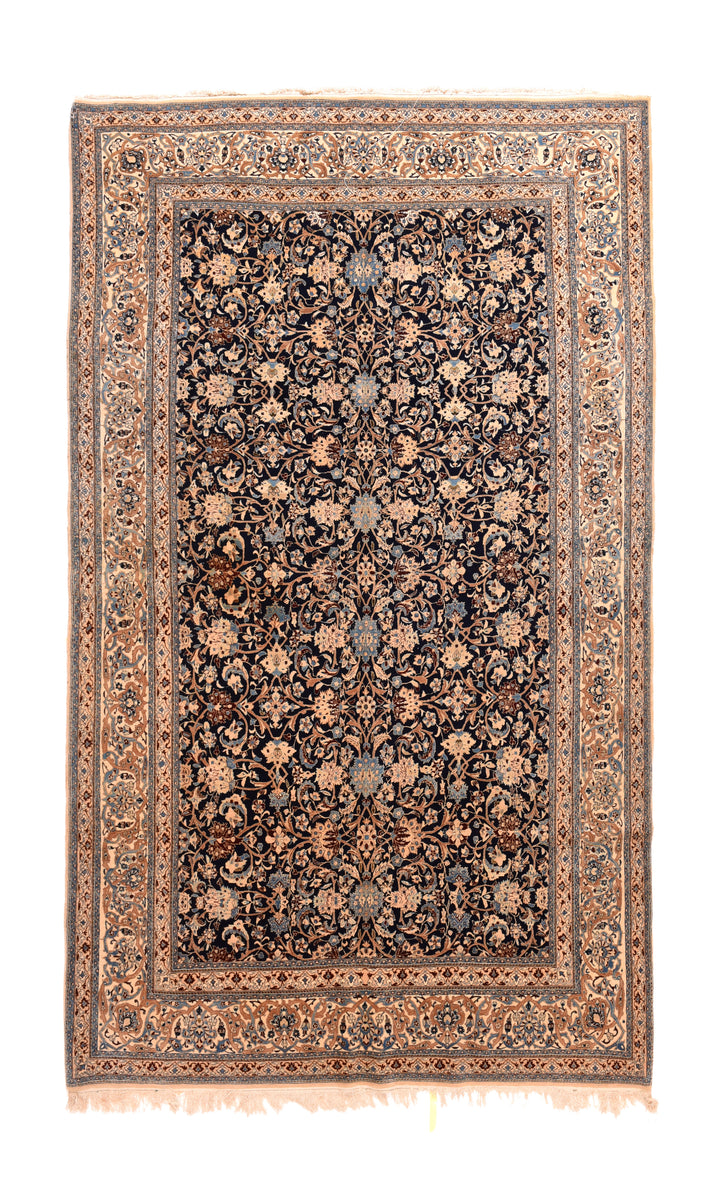 Extremely Fine Persian Habibian Wool and Silk Rug 5'5'' x 9'0''