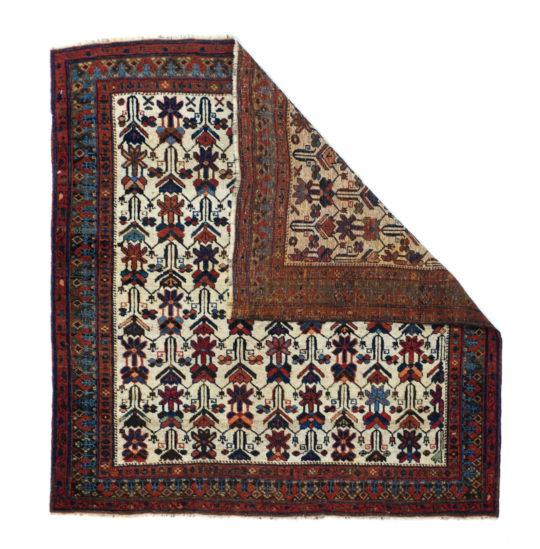 Antique Afshar Rug 3'5'' x 3'6''