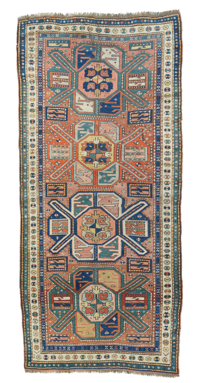 Antique Kazak Rug 3'11'' x 8'7''