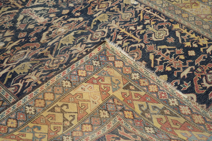 Antique Shirvan Rug 4'3'' x 5'5''