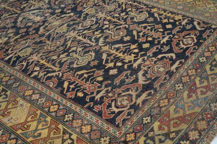 Antique Shirvan Rug 4'3'' x 5'5''