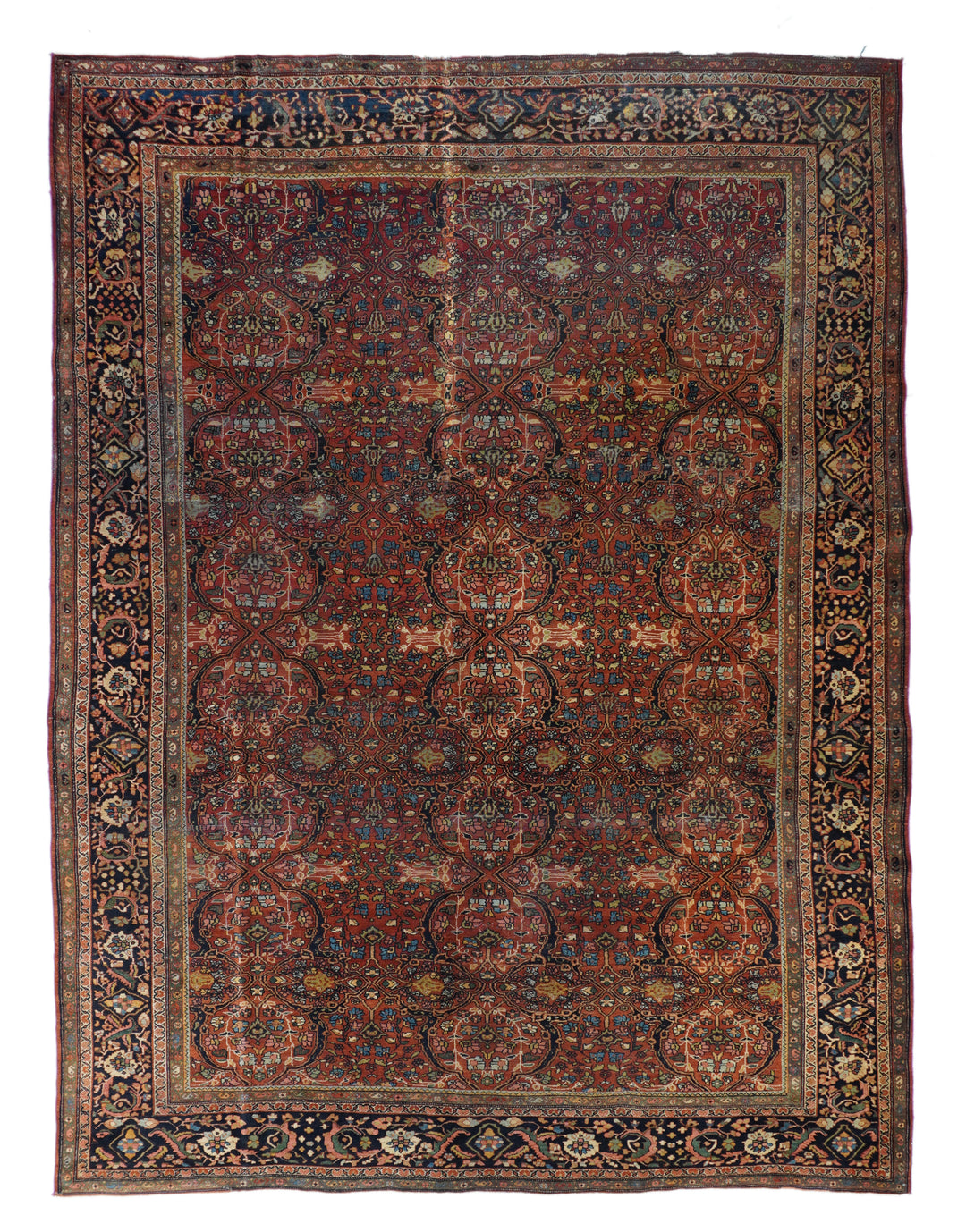 Antique Persian Farahan Sarouk Rug 8'0" x 10’8”