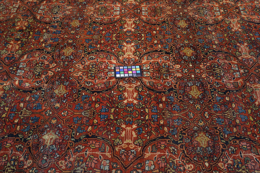 Antique Persian Farahan Sarouk Rug 8'0" x 10’8”