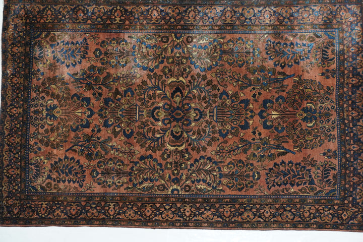 Antique Sarouk Rug 4'0'' x 7'6''