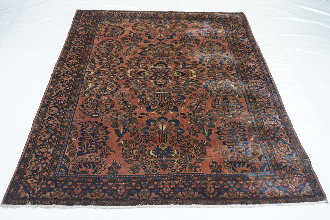 Antique Sarouk Rug 4'0'' x 7'6''