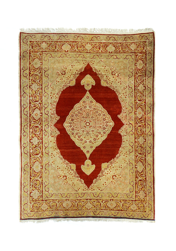 Antique Haji Jalili Tabriz Rug 3'9'' x 5'6''