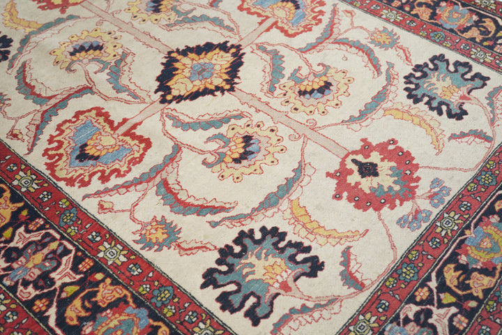 Antique Farahan Rug 4'7'' x 5'8''