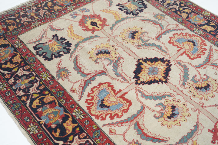 Antique Farahan Rug 4'7'' x 5'8''