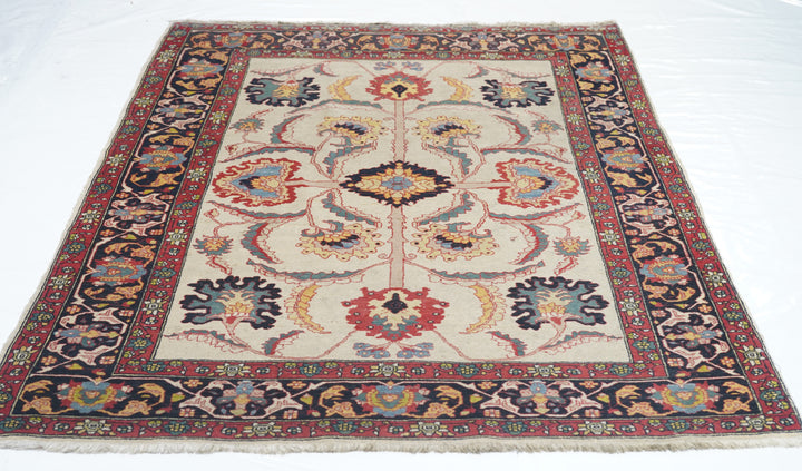 Antique Farahan Rug 4'7'' x 5'8''