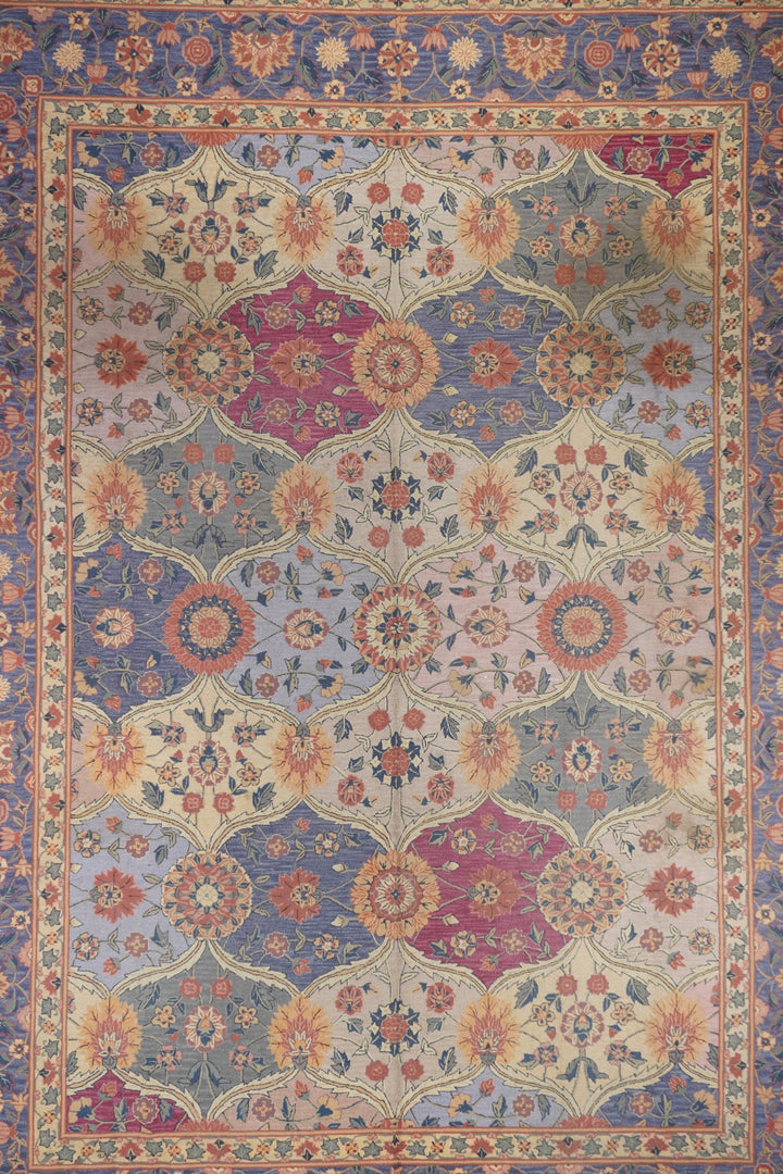 Vintage European Hook Rug 8'6'' x 11'4''