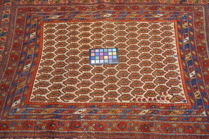 Antique Persian Tribal Afshar Rug 3'2'' x 4'2''