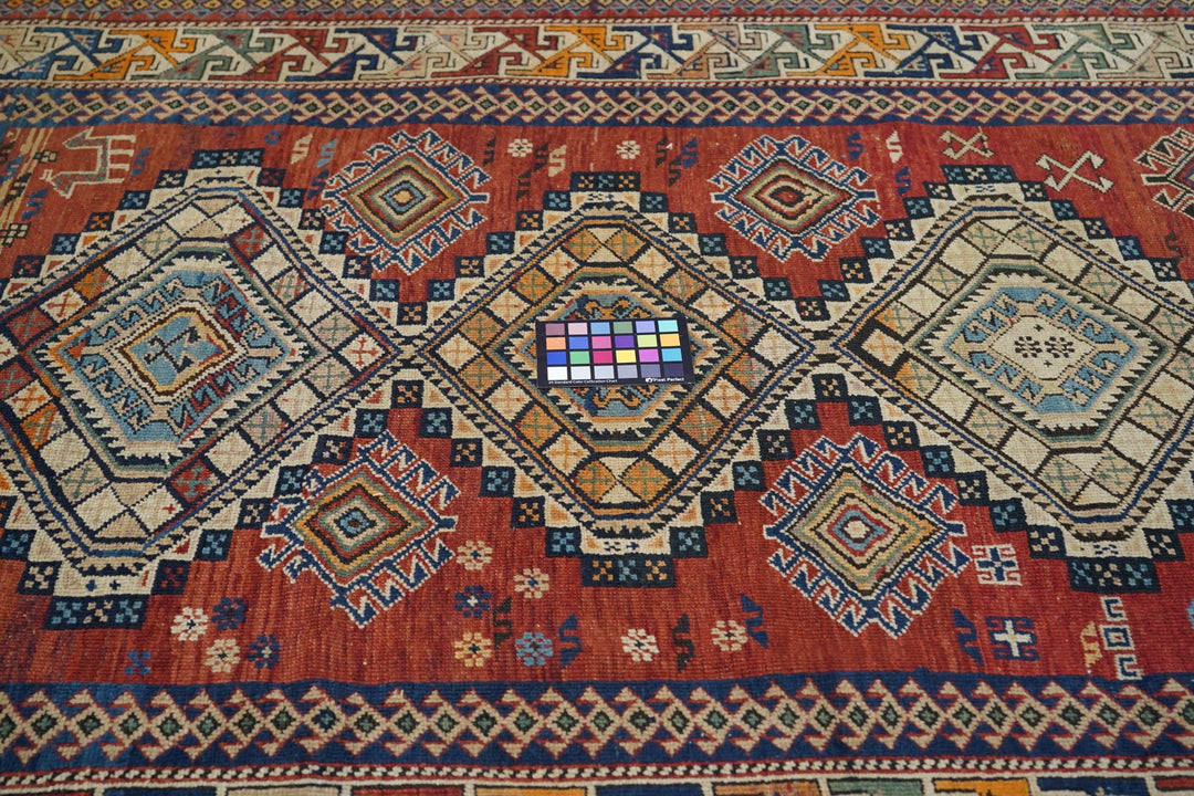 Antique Caucasian Shirvan Rug 5'3'' x 9'7''