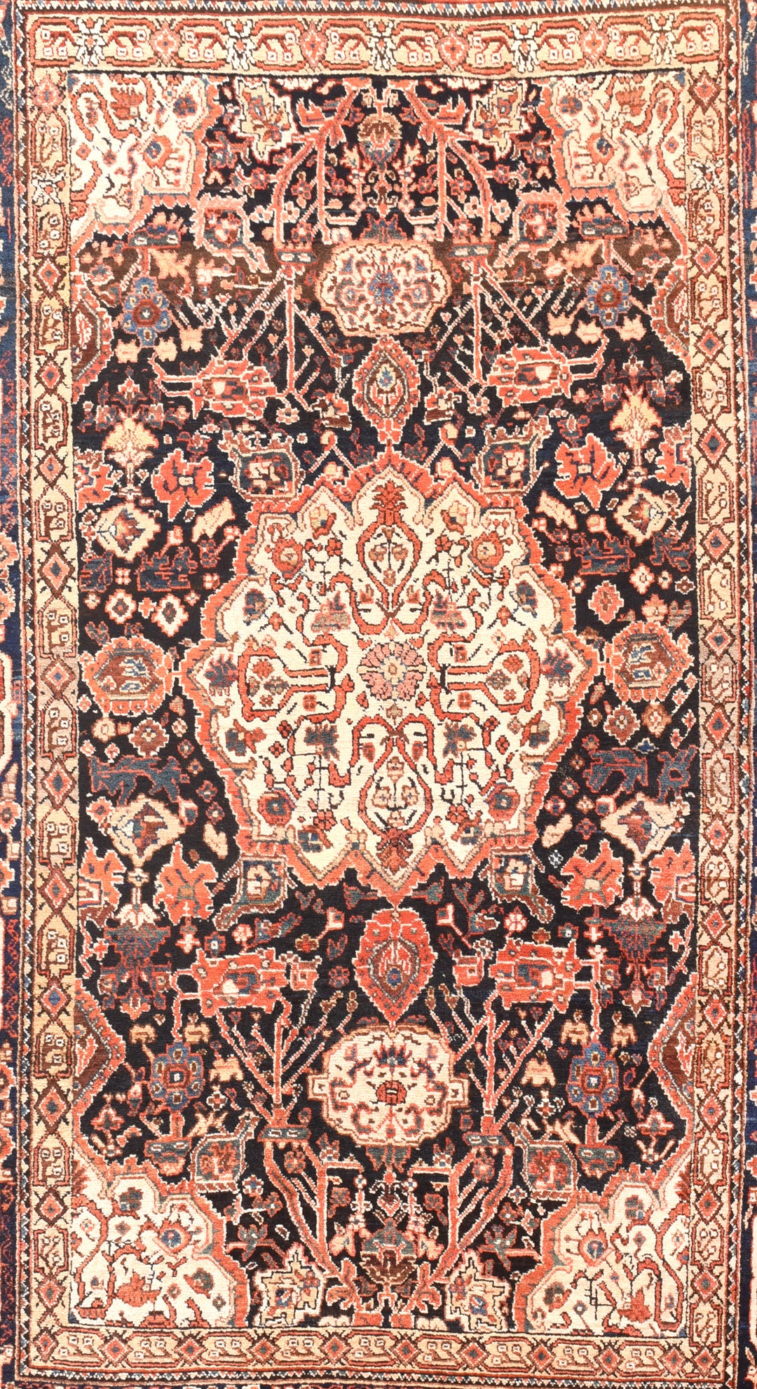 Antique Persian Bakhtiari Rug 6'0'' x 9'10''