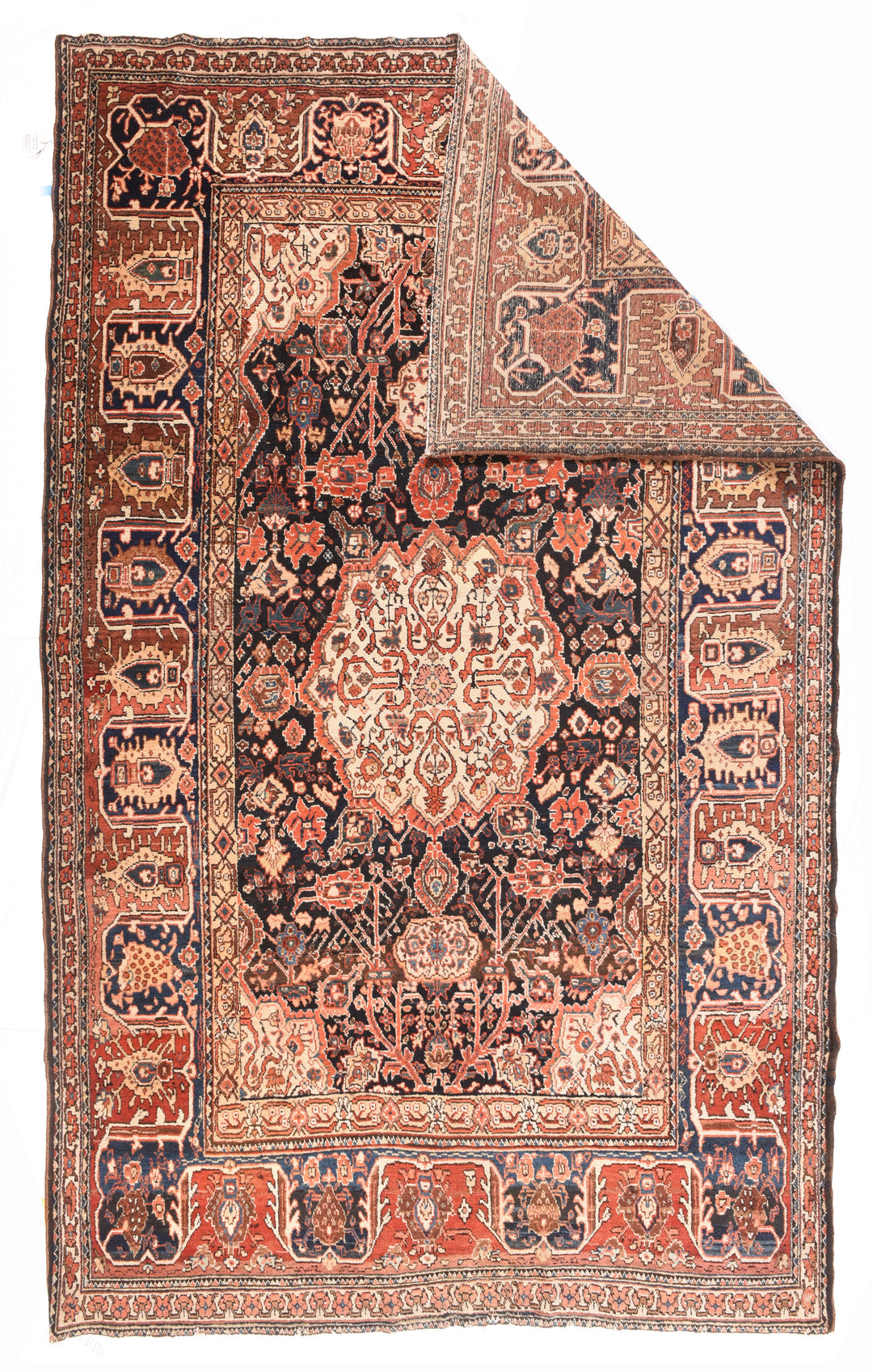 Antique Persian Bakhtiari Rug 6'0'' x 9'10''