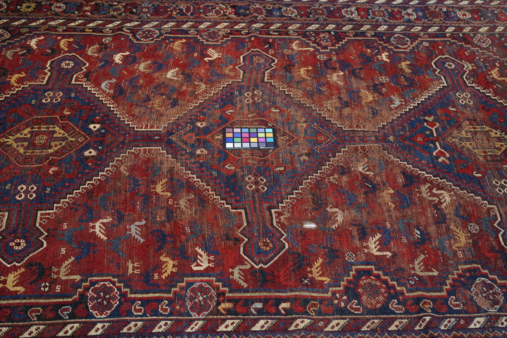 Antique Persian Shiraz Rug 5’9” x 11’0"